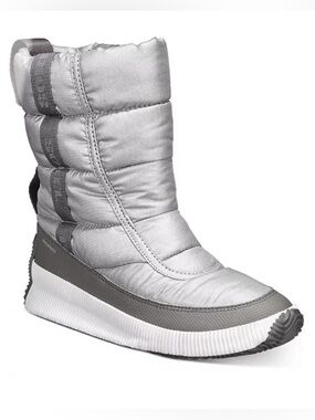 SOREL Out N About Puffy Grey Boots